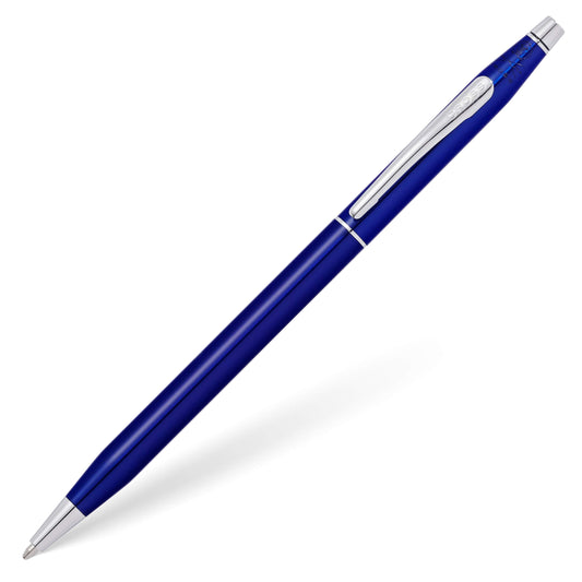 Cross Classic Century Refillable Ballpoint Pen, Medium Ballpen, Includes Premium Gift Box - Translucent Blue Lacquer