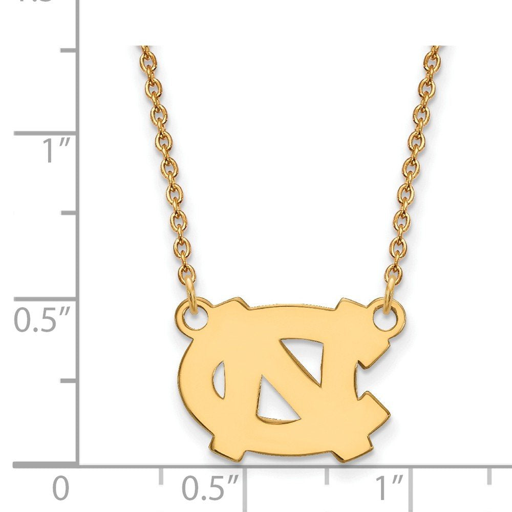Women's North Carolina Tar Heels Gold Plated Pendant Necklace