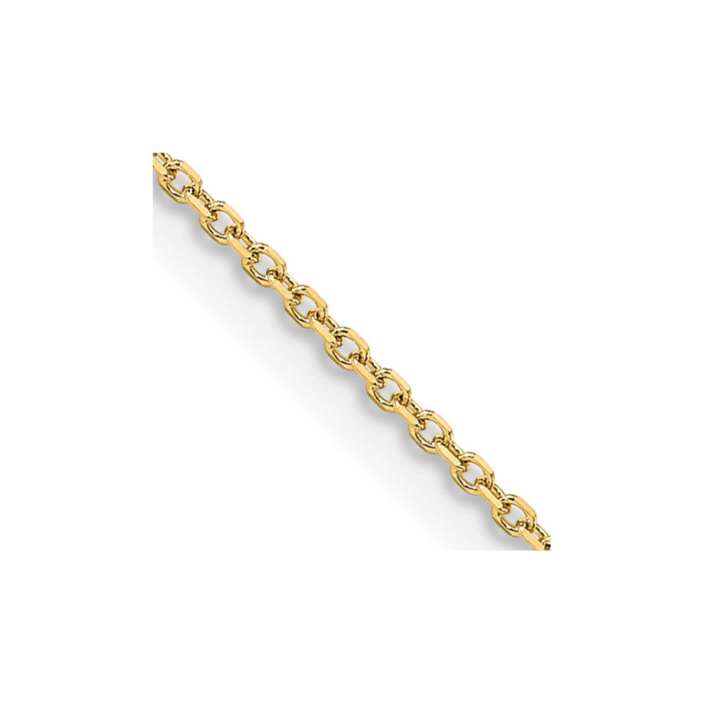 14K 1.05mm D/C Cable Chain
