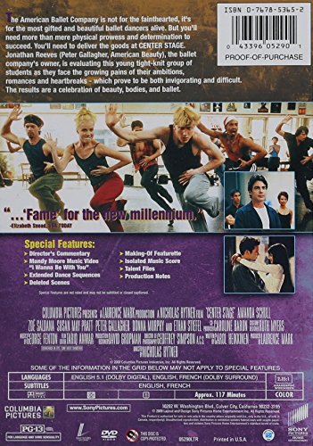 Sony Pictures - Center Stage [DIGITAL VIDEO DISC]