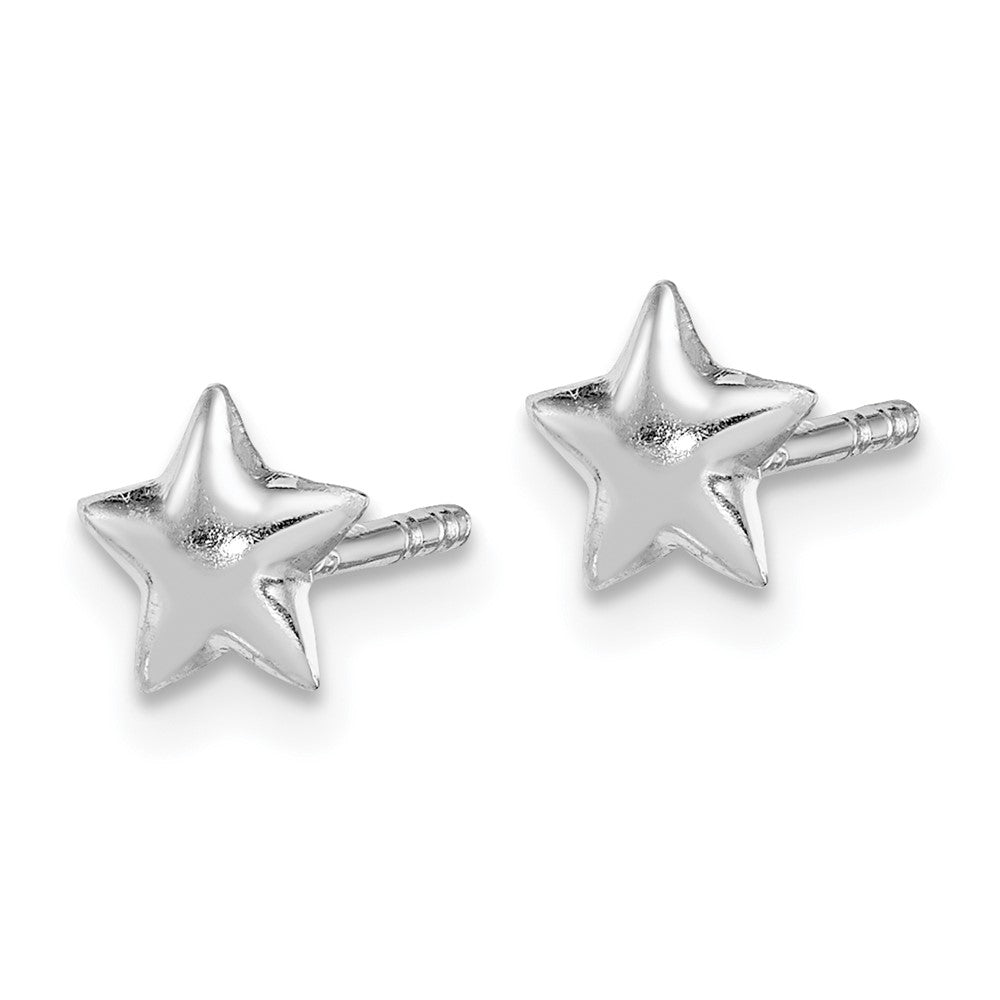 Sterling Shimmer Sterling Silver Rhodium-plated 40 Stone 2.3mm CZ In and Out Round Hinged Hoop Earrings
