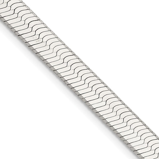 Sterling Silver 8mm Magic Herringbone Chain 18 Inches