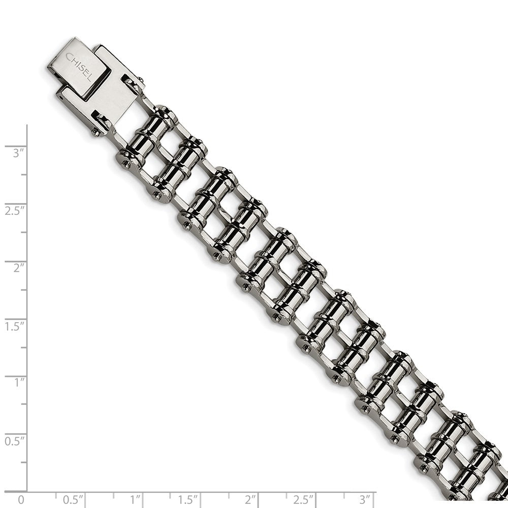 Stainless Steel Polished 8.5in Bracelet 8.5 inches