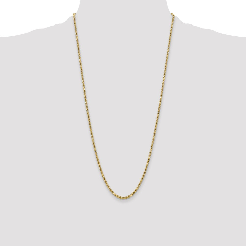 10k 3.5mm Semi-solid D/C Rope Chain