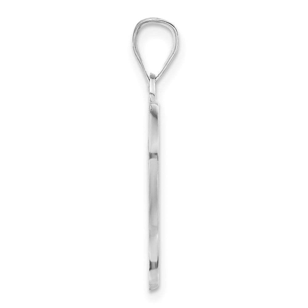 Sterling Silver K9 Heart Pendant