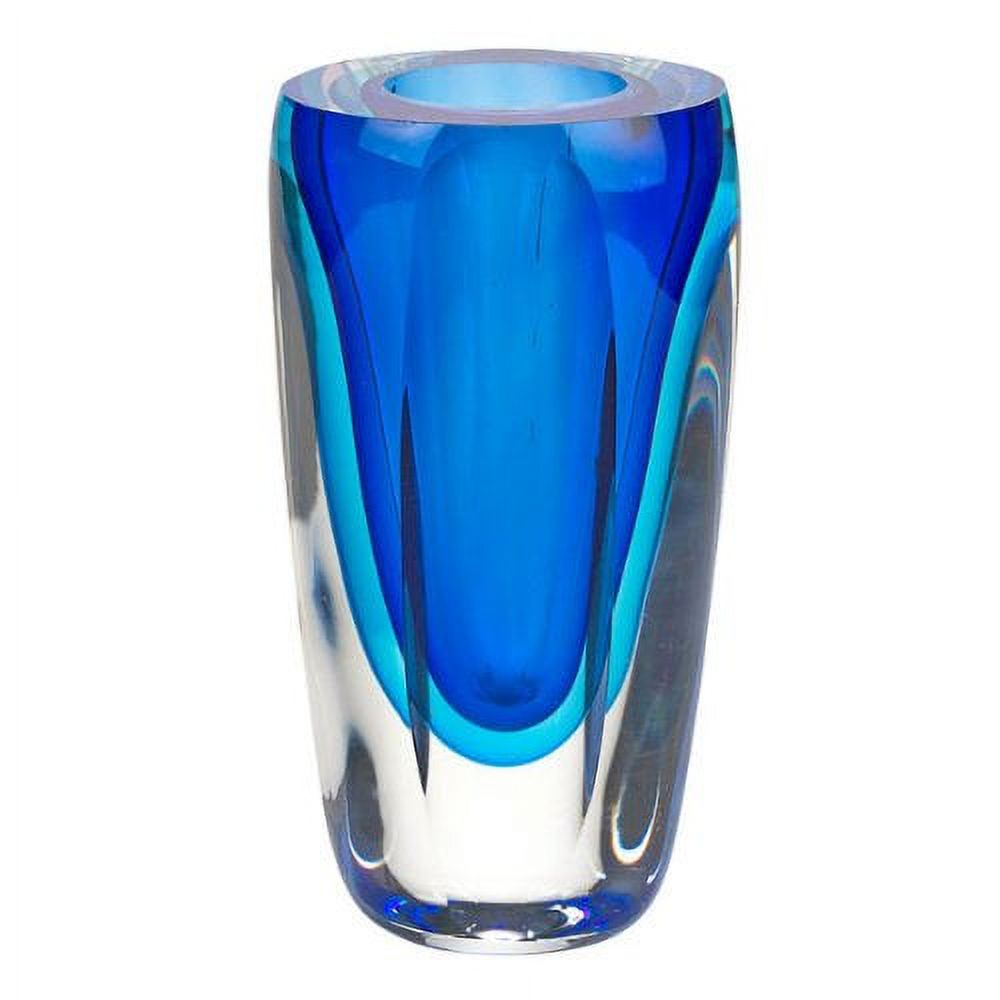 Badash - Azure Murano Style Art Glass 6 inch Vase