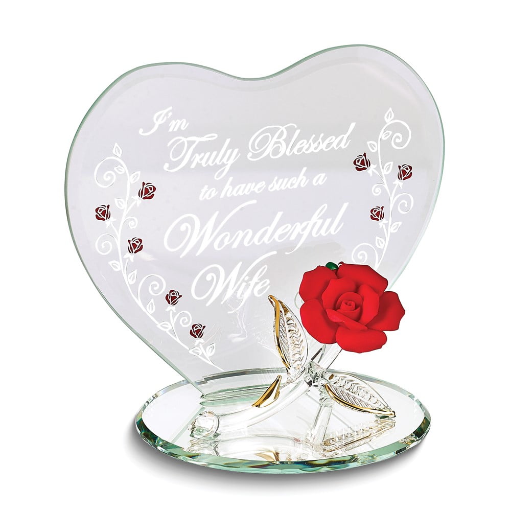 Glass Baron "Truly Blessed... Wife" Red