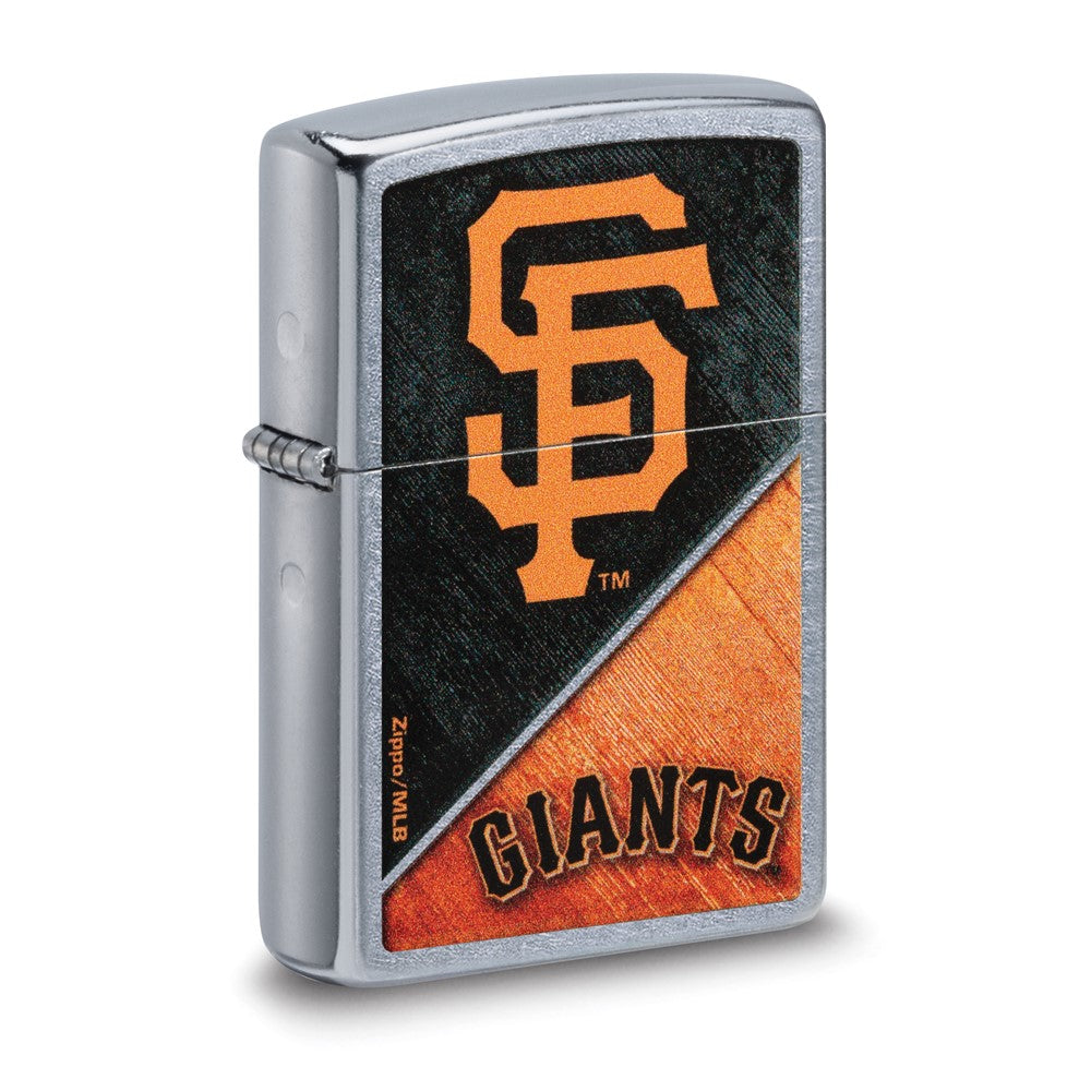 Zippo Street Chrome San Francisco Giants Color Image MLB Lighter