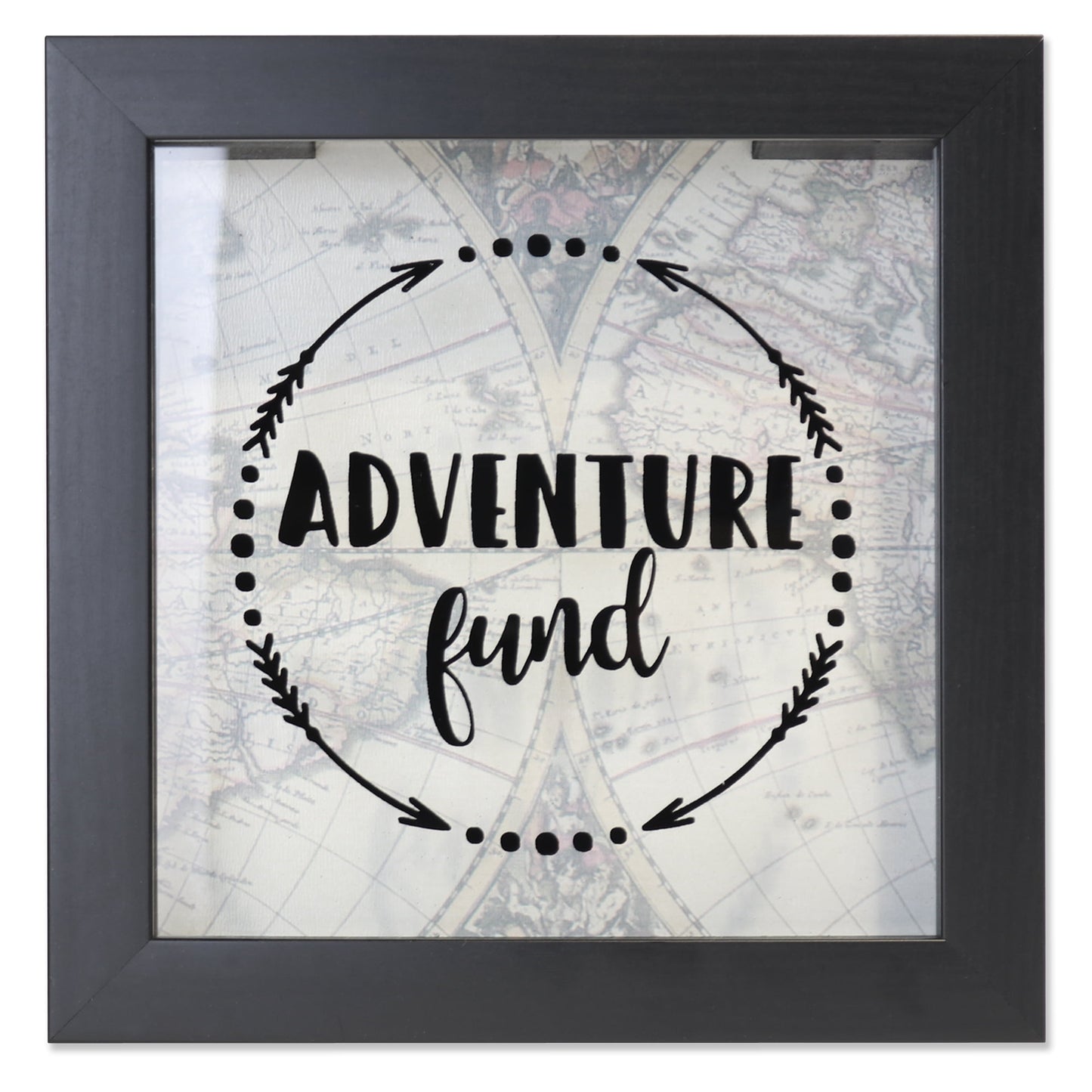 Lawrence Frames 9.42 in x 9.42 in Polystyrene Shadow Box, Black