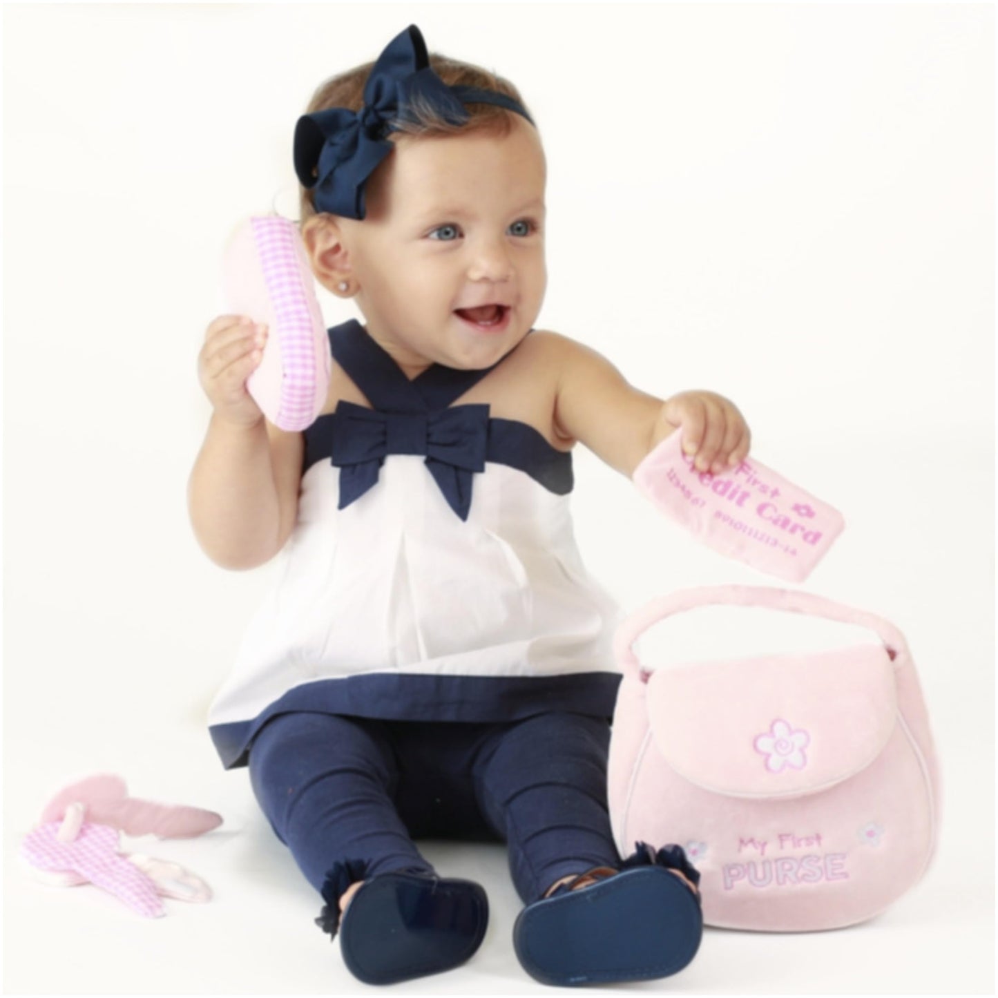 Gund 96065 9.5 in. My First Purse - Plush Toy-Playset