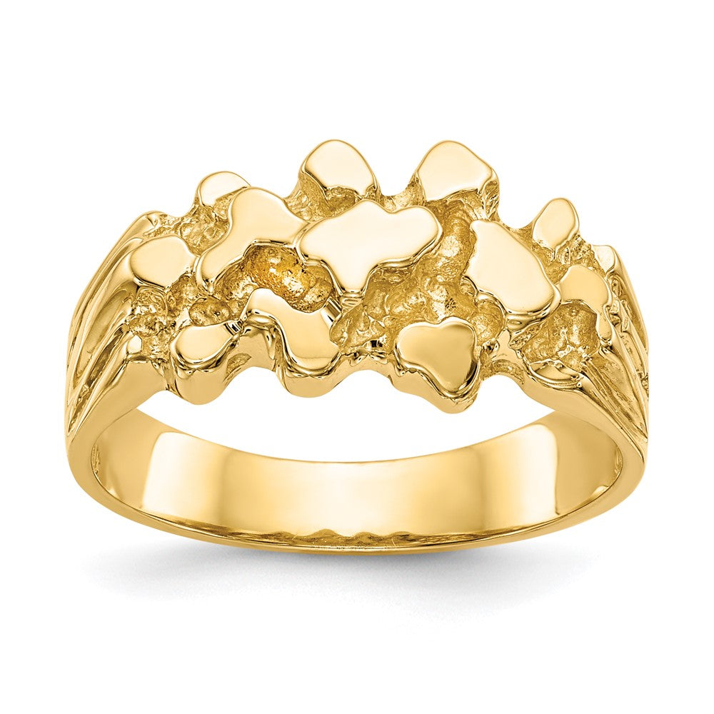 14k Nugget Ring Size 8