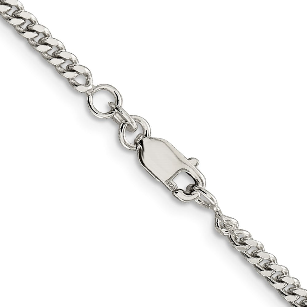 Sterling Silver 3mm Curb Chain 18 Inches