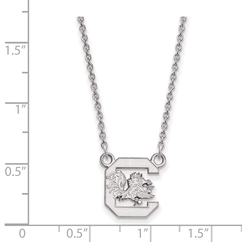 Women's South Carolina Gamecocks Sterling Silver Pendant Necklace