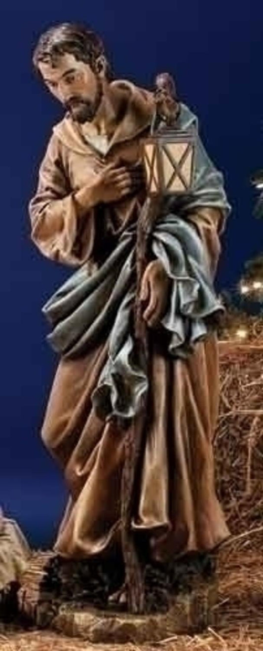 Roman 38" Painted St. Joseph Christmas Statue