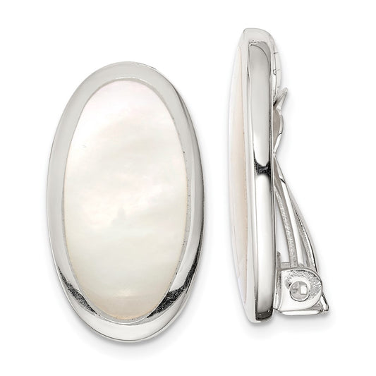 Sterling Silver Antiqued Hoop Earrings