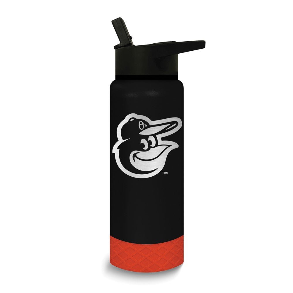 MLB Baltimore Orioles Stainless Steel Silicone Grip 24 oz. Water Bottle