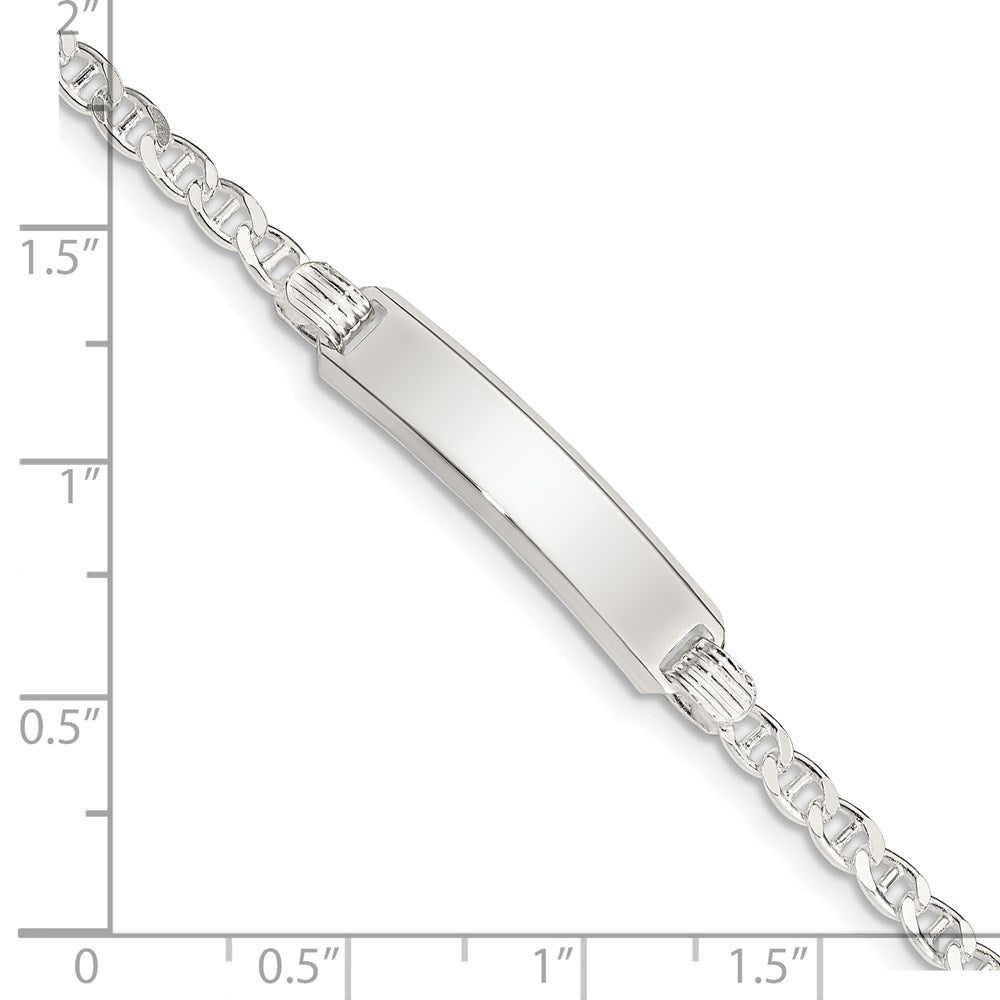 Sterling Silver Children's ID Bracelet 6 inches
