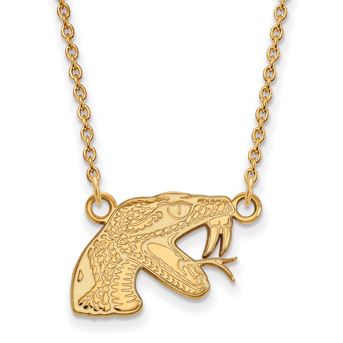 Logoart Sterling Silver Gp Florida Aandm University Small Pendant Necklace