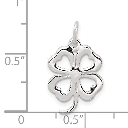 Sterling Silver 4-leaf Clover Charm