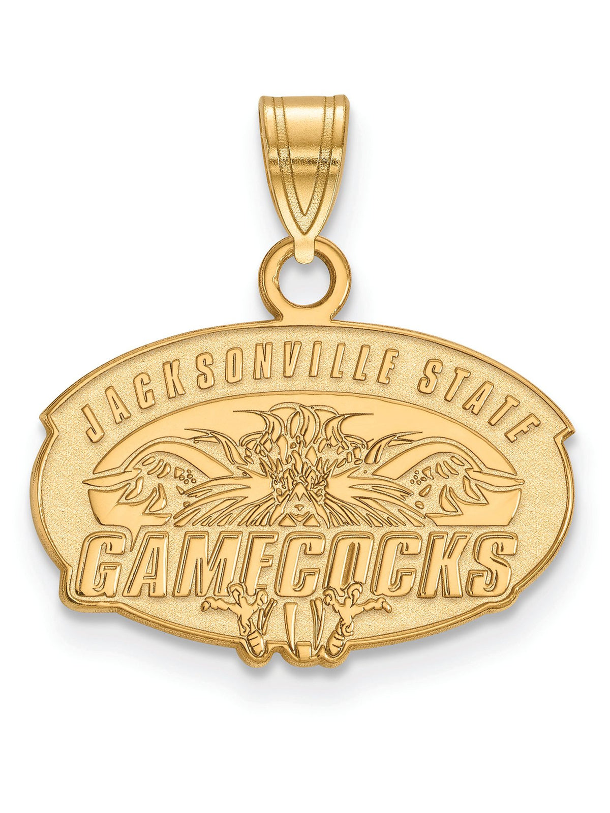 10k Gold LogoArt Jacksonville State University Small Pendant Q1Y002JAC