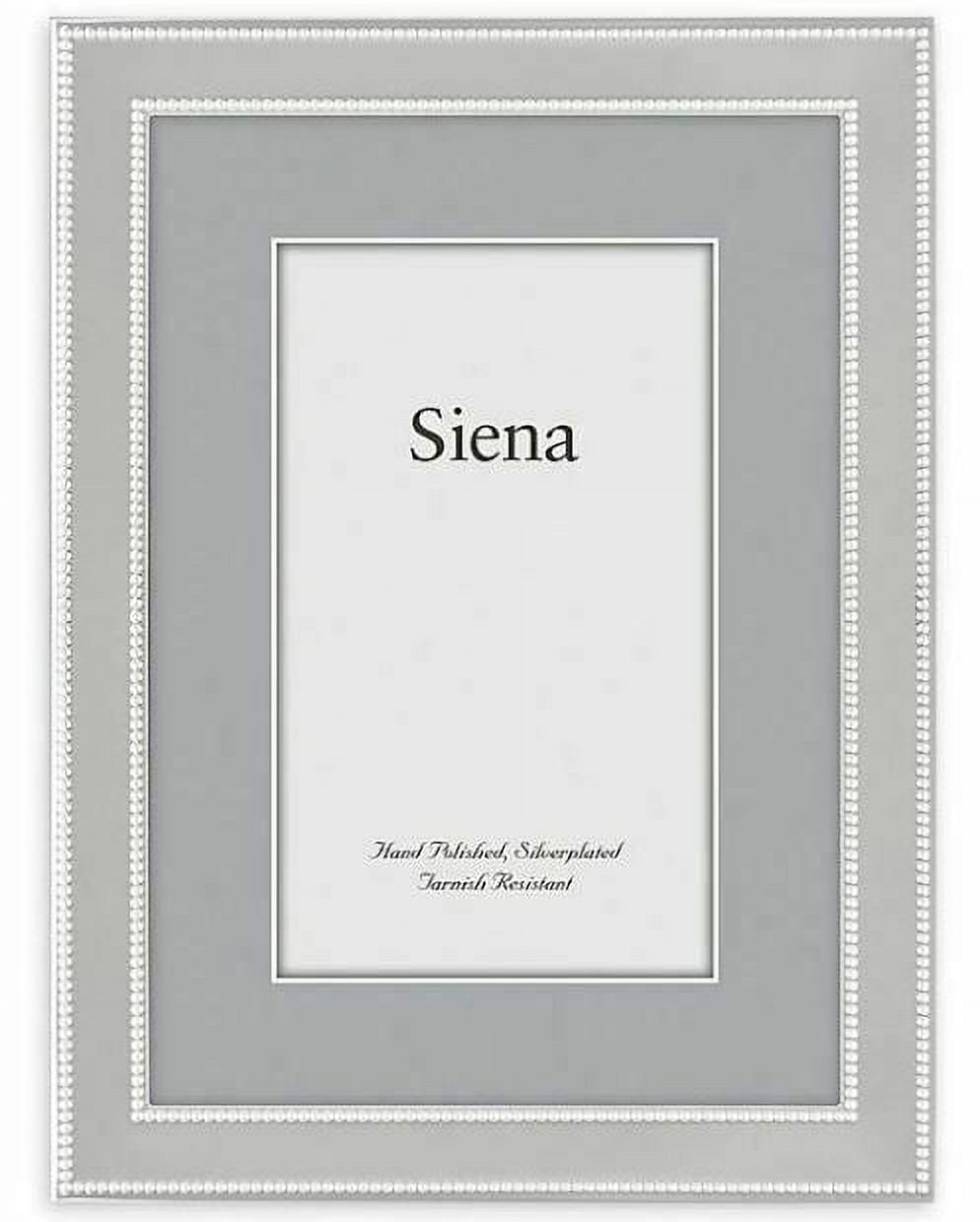 Siena Beaded Frame Silver 8x10
