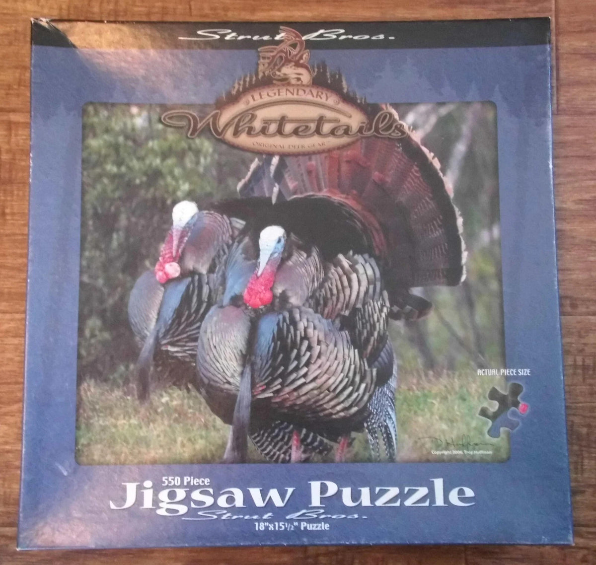 Strut Bros Whitetails Turkey 550-Piece Jigsaw Puzzle Brand New in Plastic