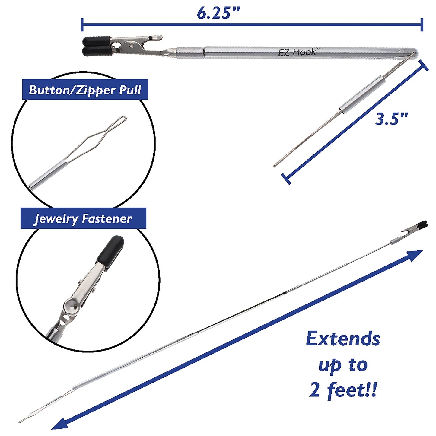 EZ-HOOK Jewelry Wand Clasp Fastener