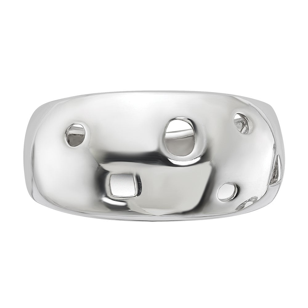 Sterling Silver Fancy Cut Out Shapes Ring