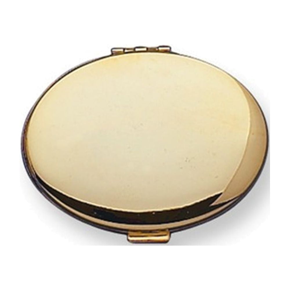Gold-Tone Oval Compact Mirror QGM2773