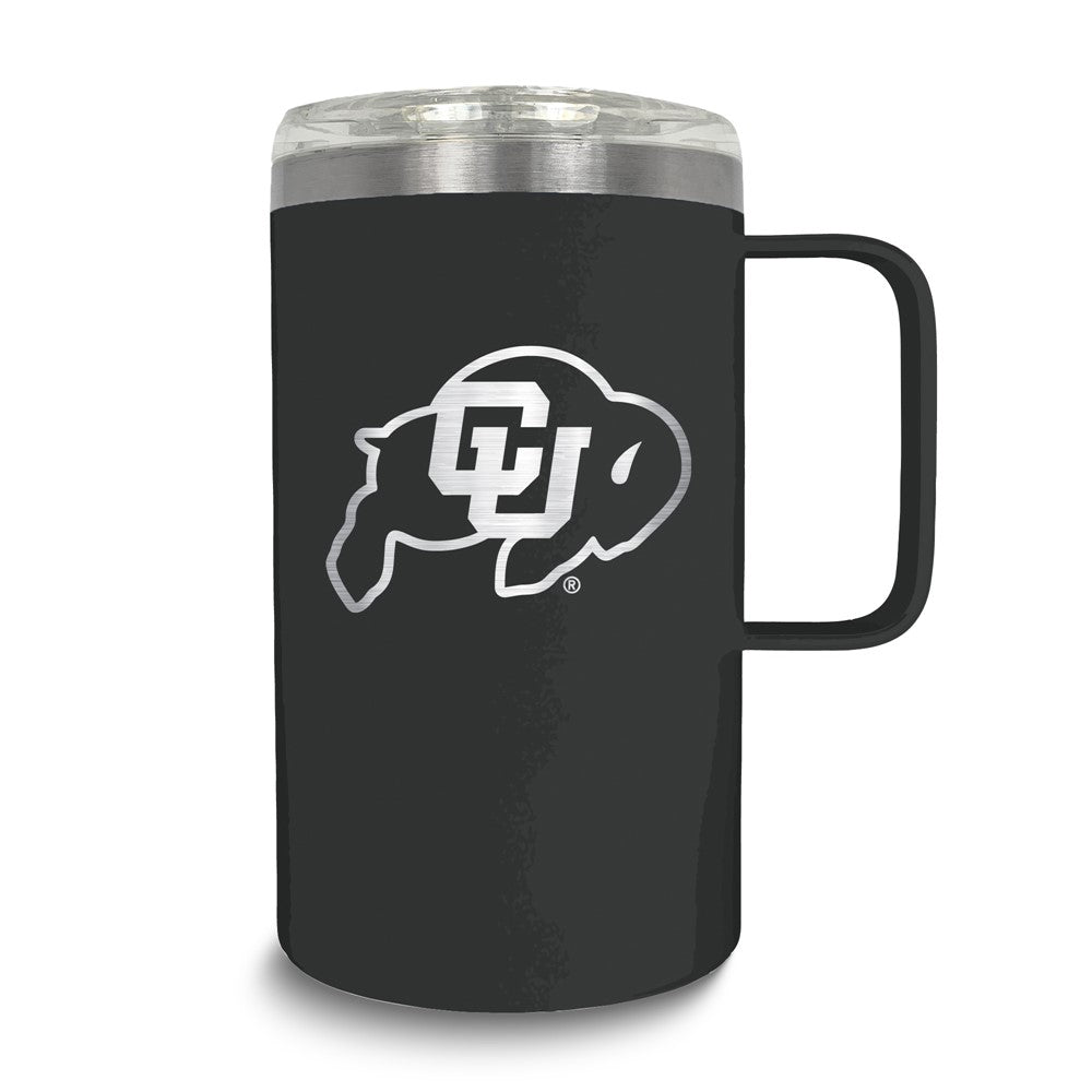 Collegiate University of Colorado Stainless Steel 18 oz. Hustle Mug with Lid