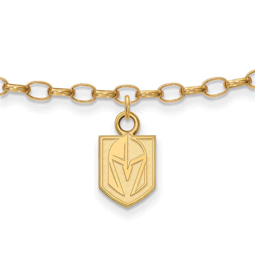 GP Sterling Silver Vegas Golden Knights Anklet