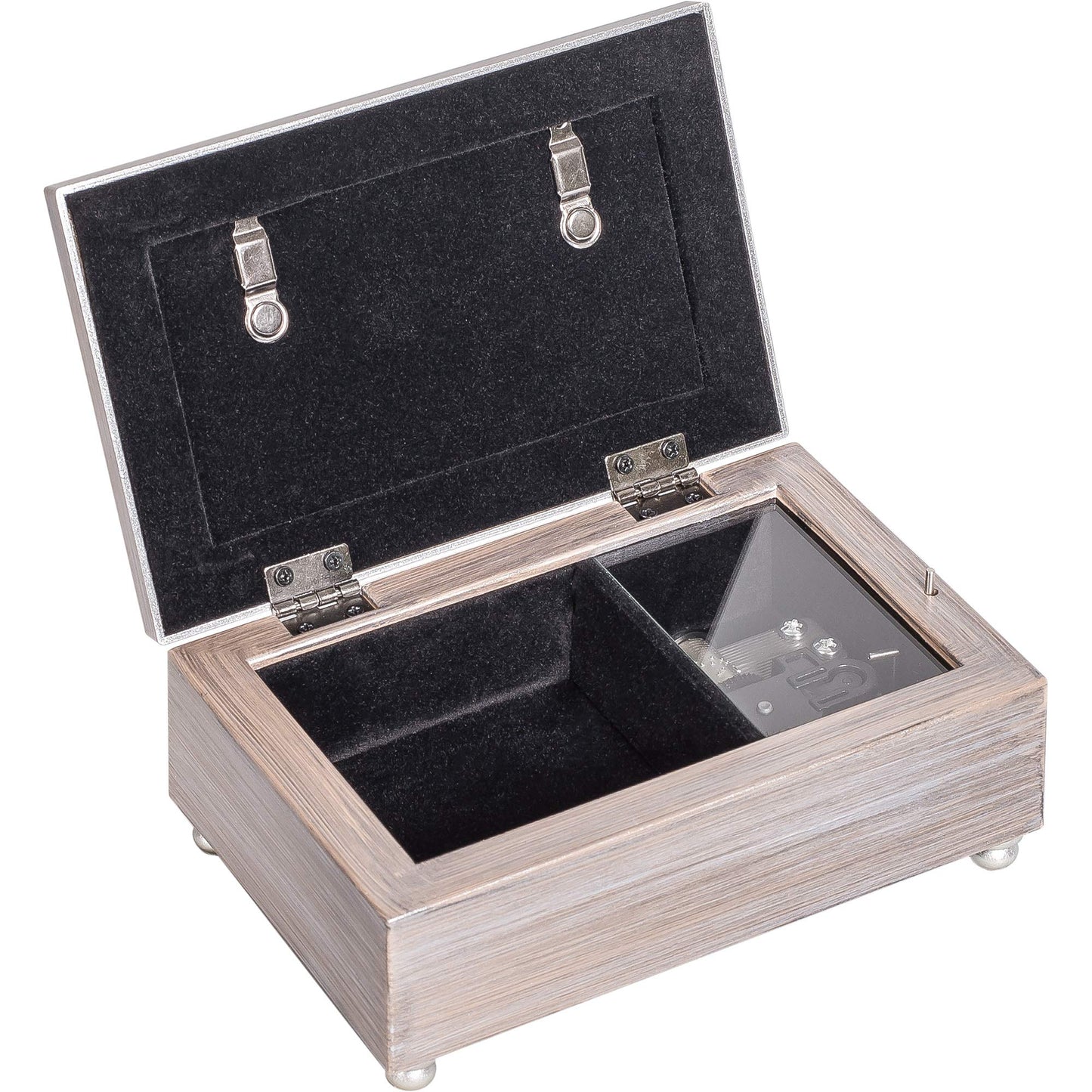 Jeweled Woodgrain Resin SISTER Sentiment Music Box (Plays Edelweiss) QGM18594