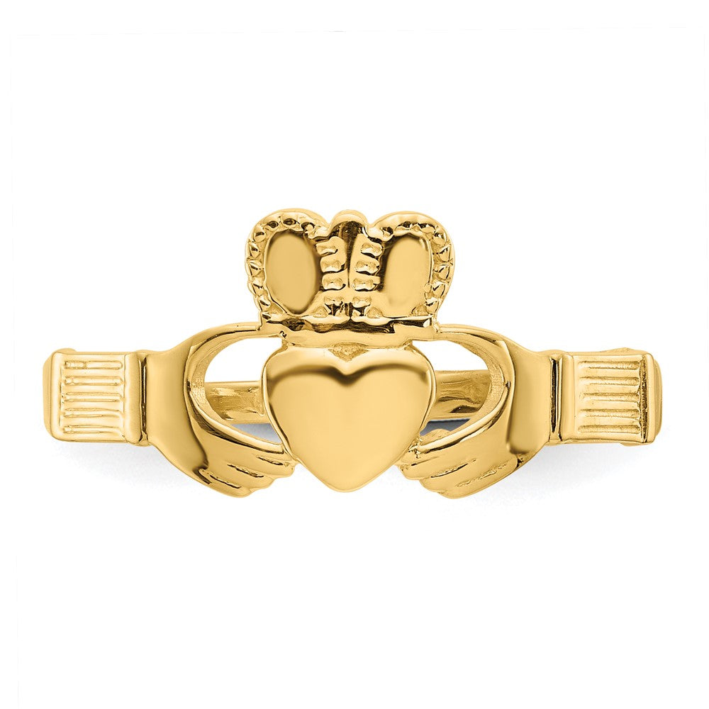 14k Ladies Claddagh Ring Size 6