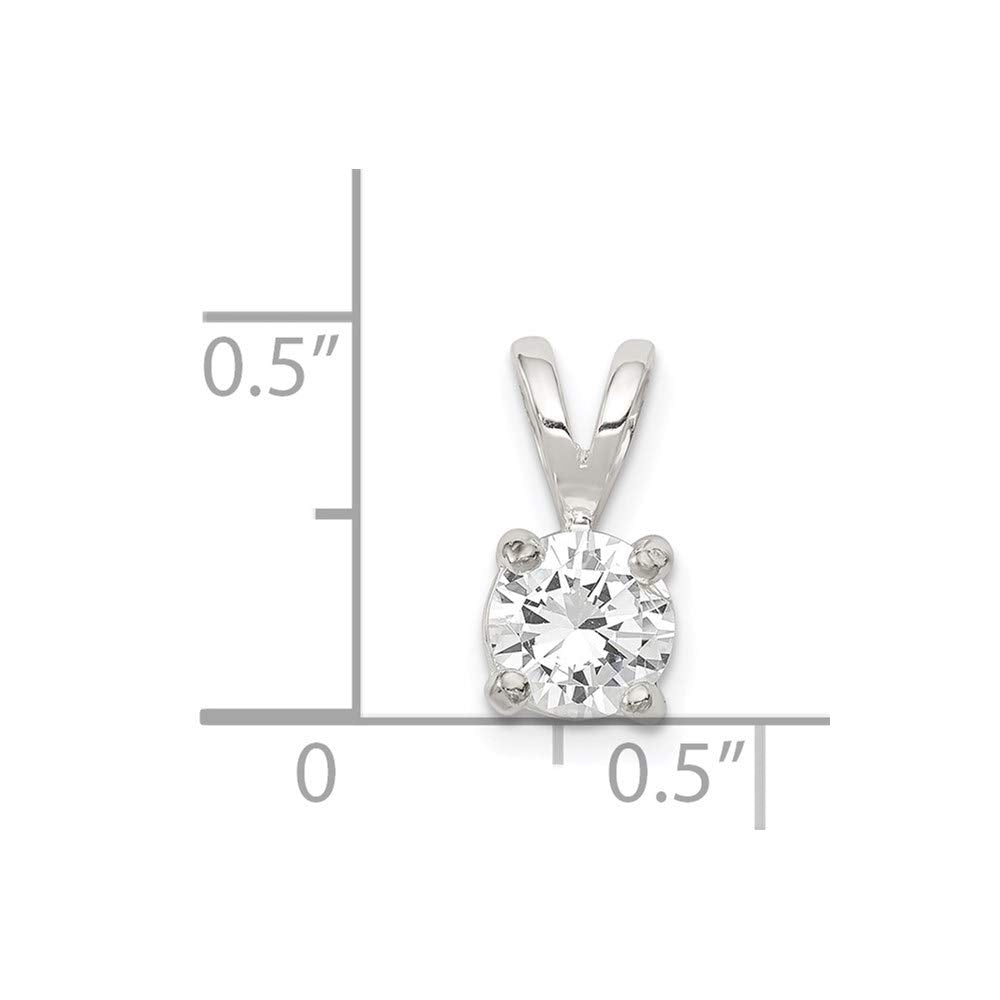 Sterling Silver CZ Pendant