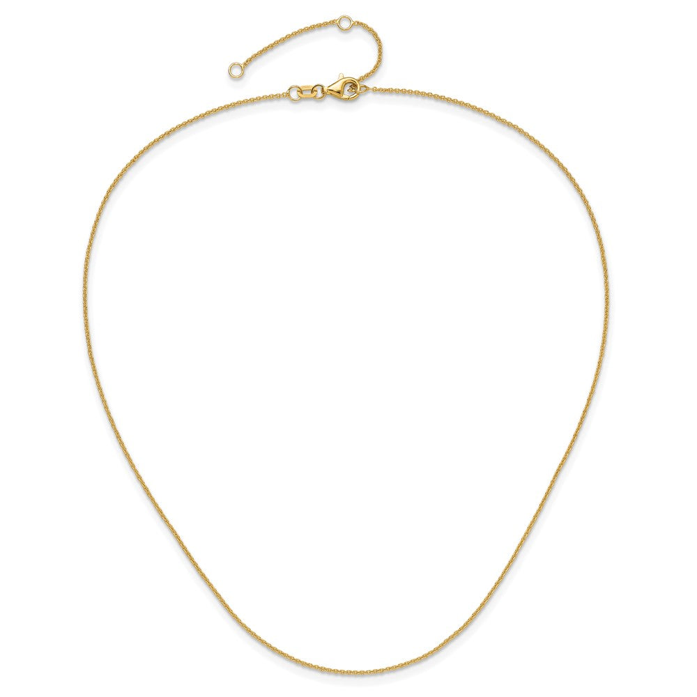 10k 1.1mm Round Cable 1in+1in Adjustable Chain