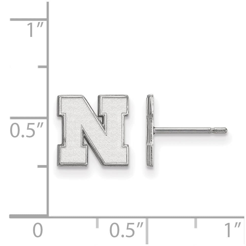Women's Nebraska Huskers Sterling Silver XS Post Earrings
