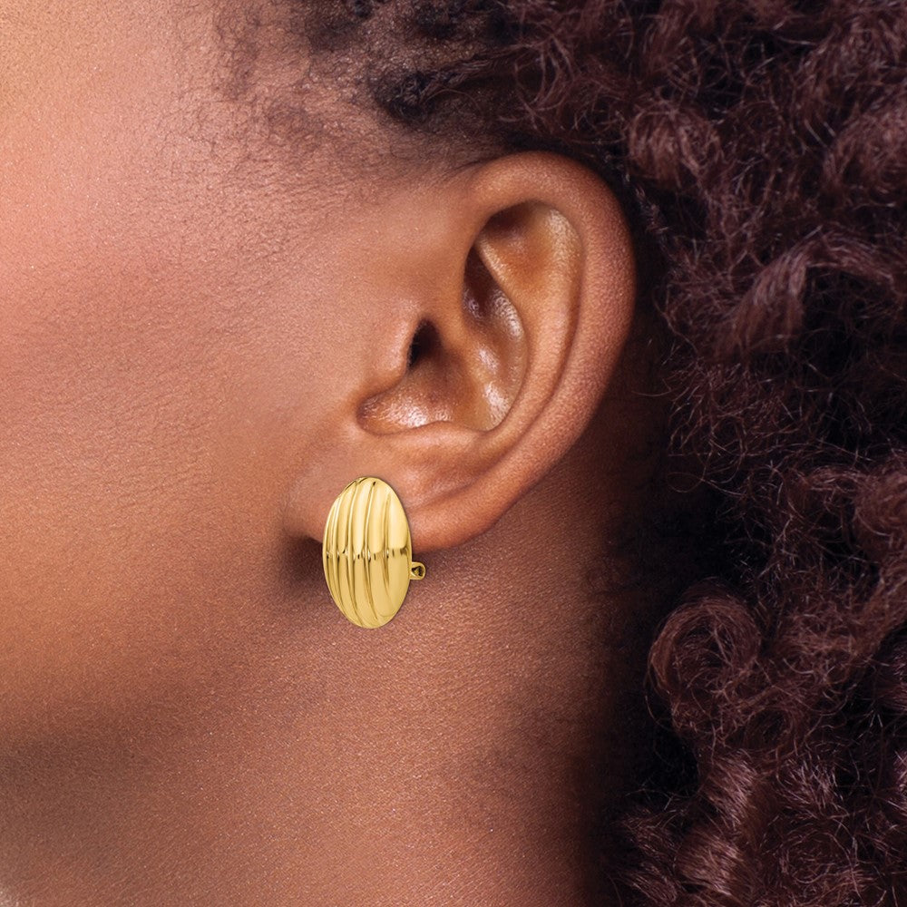 14k Non-pierced Fancy Earrings