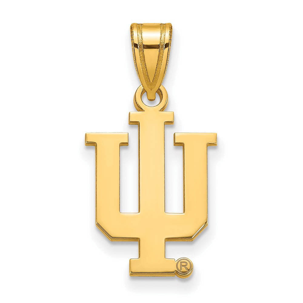 14k Gold LogoArt Indiana University I-U Medium Pendant Q4Y003IU