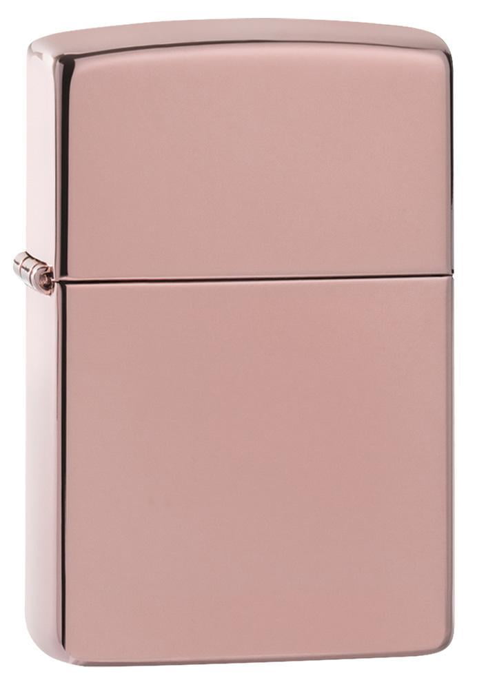 Zippo High Polish Rose Gold Pocket Lighter