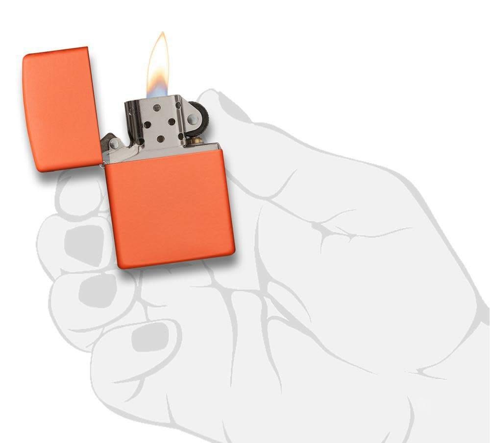 Zippo Classic Orange Matte Pocket Lighter