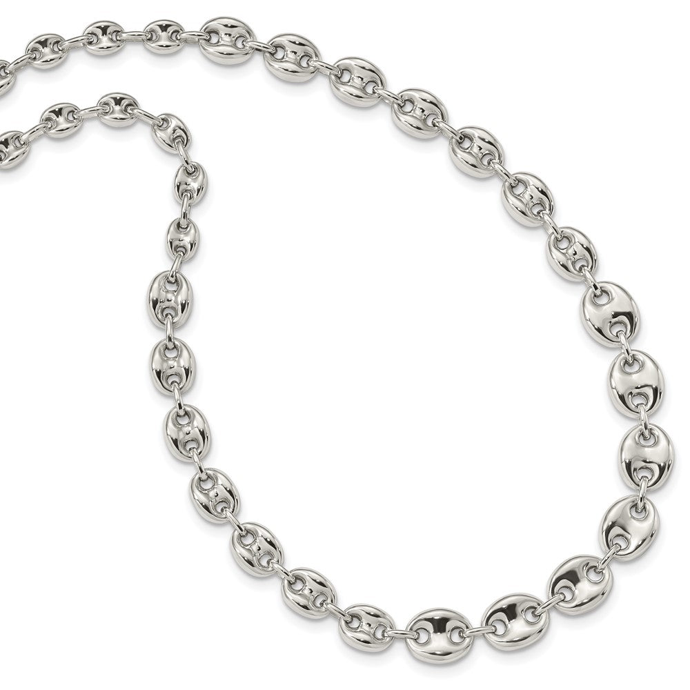 Sterling Silver Polished Fancy Link 18in Necklace 18 Inches