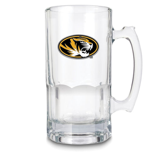 NCAA University of Missouri Glass 32 ounce Macho Mug