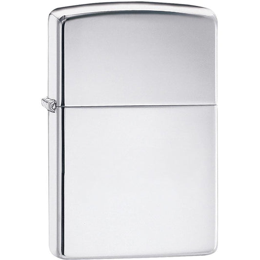 Zippo High Polish Chrome Windproof Pocket Lighter