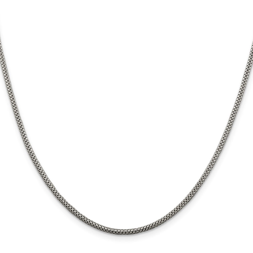 Sterling Silver 2mm Corona Chain 18 Inches