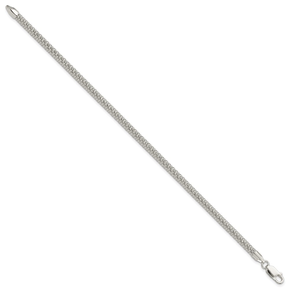 Sterling Silver Fancy 3.50mm Bracelet 7.5 inches