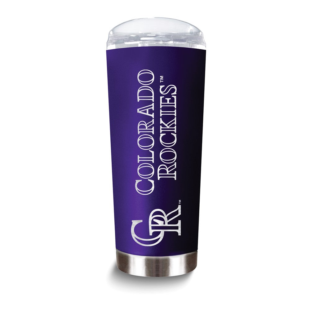 MLB Colorado Rockies Stainless Steel 18 oz. Roadie Tumbler with Lid