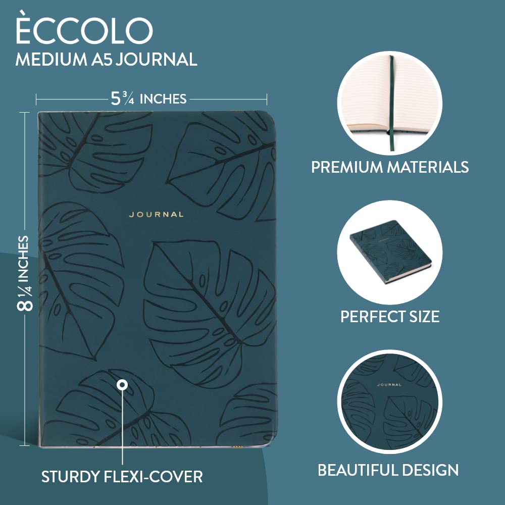 Eccolo Monstera Leaf Journal