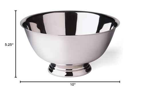 Leeber 72170 10 in. Revere Stainless Steel Decorative Bowl