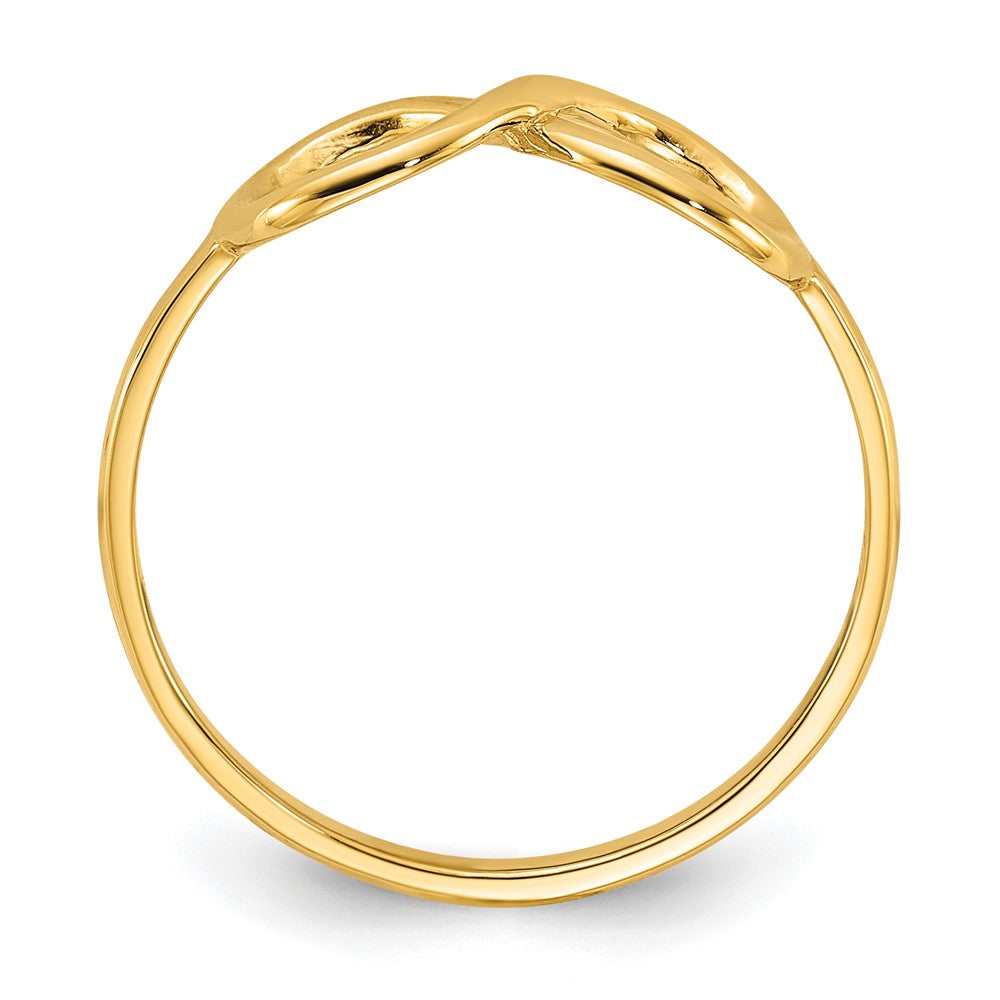 14k Polished Infinity Ring Size 7