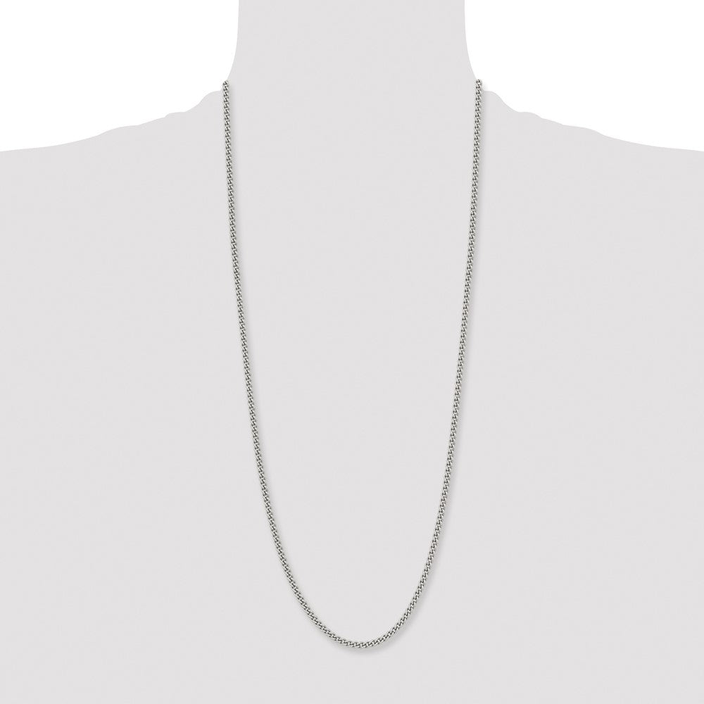Stainless Steel Polished 4mm 30in Round Curb Chain